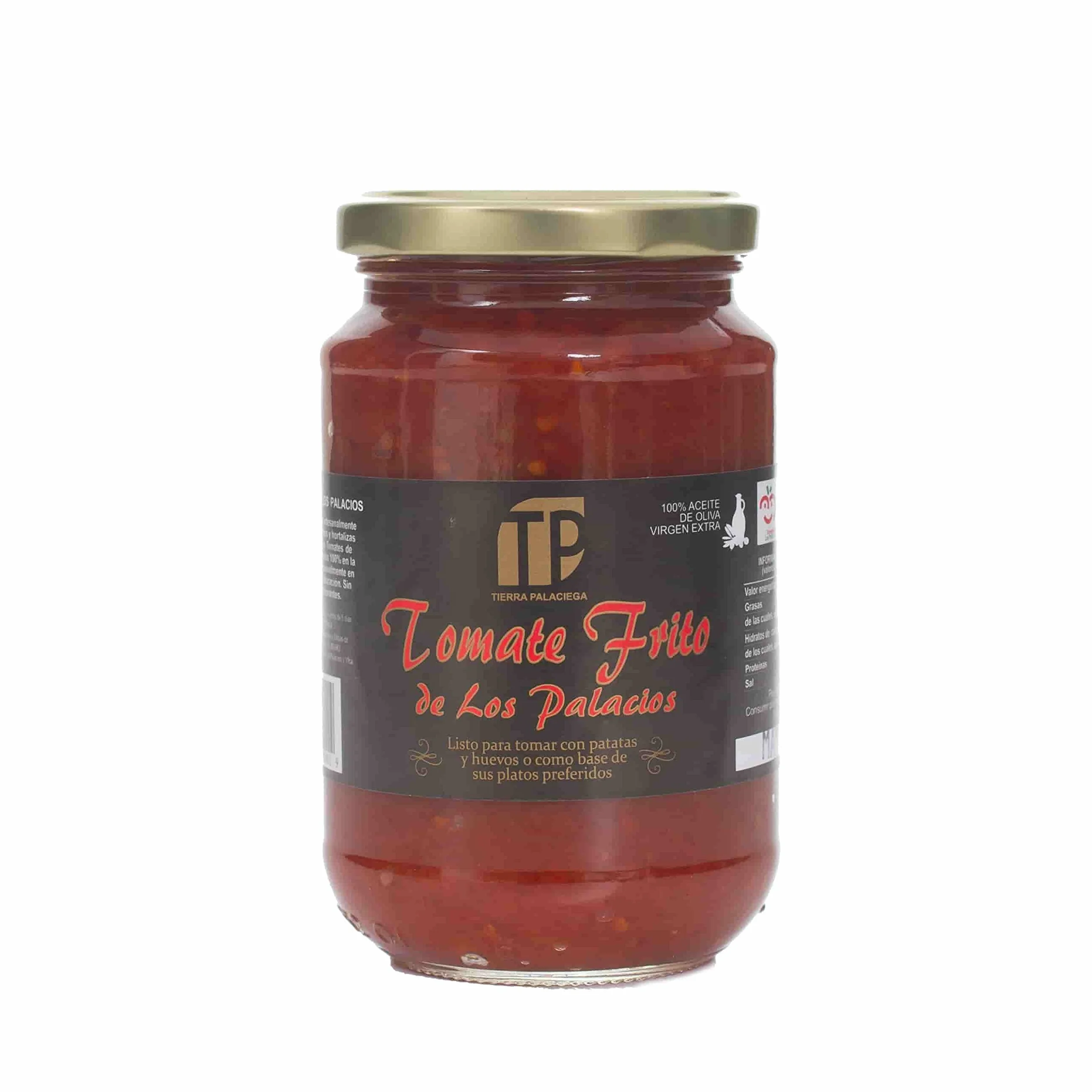 3 x 365 g - Tierra Palaciega Tomate Frito de Los Palacios Artesanal con Aceite de Oliva Virgen Extra