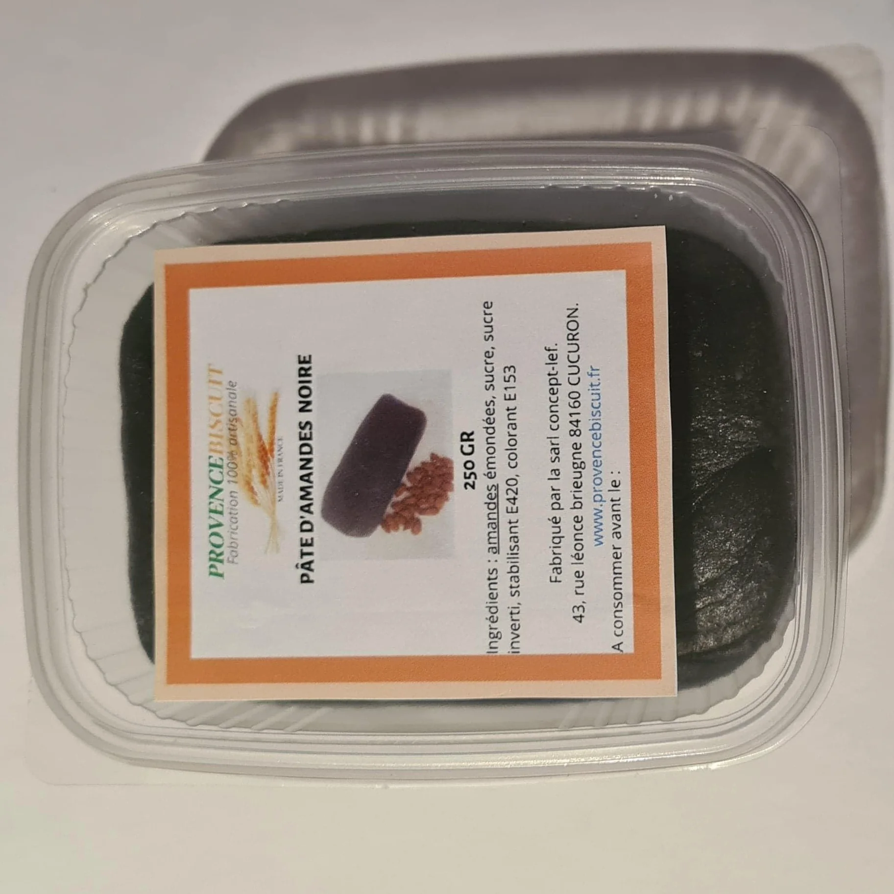 Pasta de almendra negra -500 GR