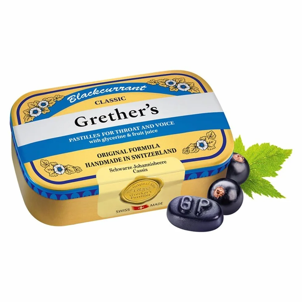 Grether's Pastilles Blackcurrant 110g