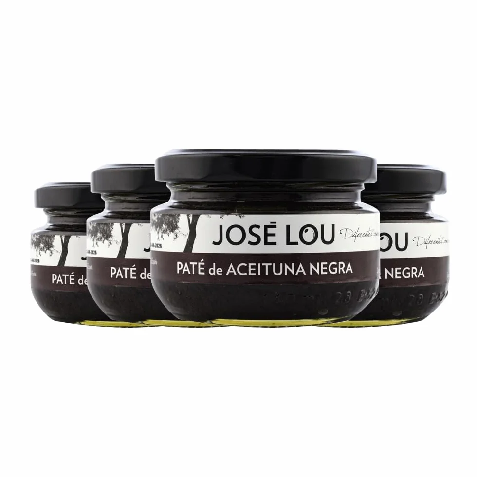 Paté de aceitunas negras José Lou pack de 4 tarros