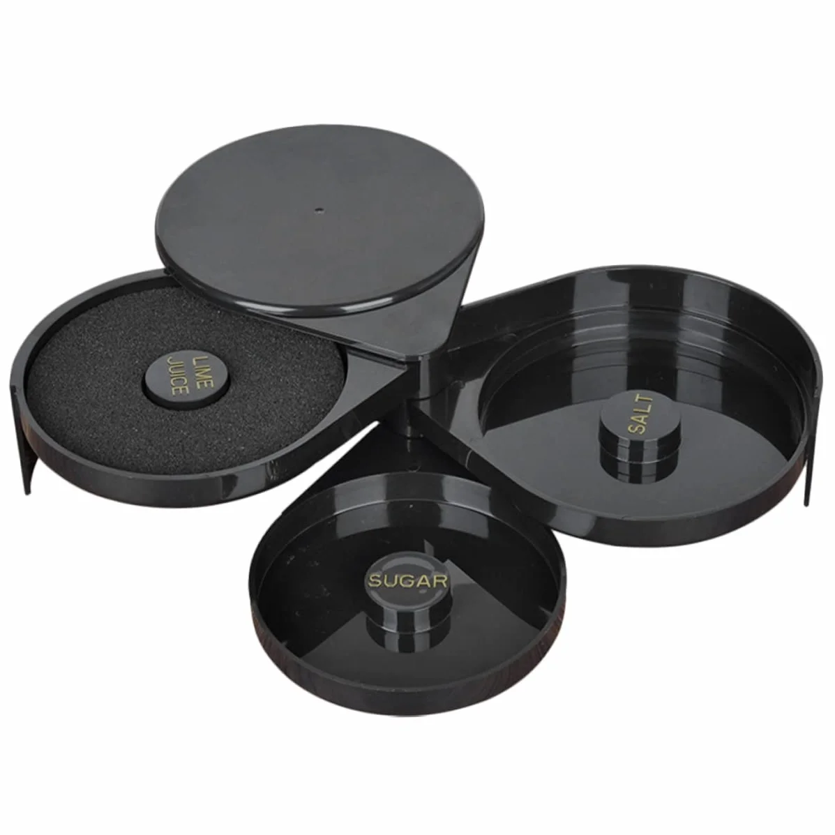 BESTonZON Caja De De Margarita Para Cócteles Herramienta Para y Organizador De Sazonadores Para Bebidas Taza y Vaso