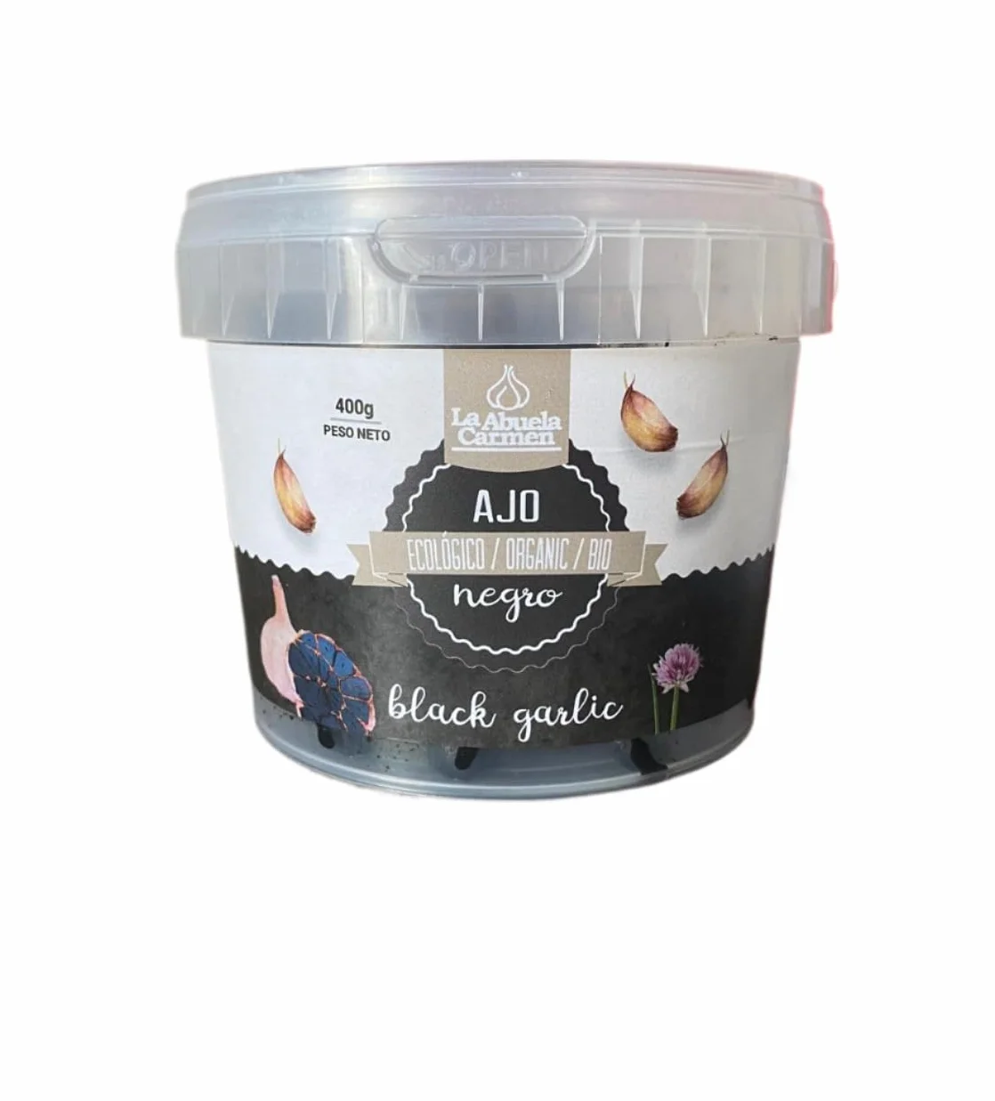 La Abuela Carmen Ajo Negro Ecológico, 400 Gramo