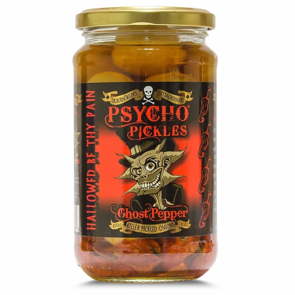 Psycho Onions - Ghost encurtido de pimienta Cebollas
