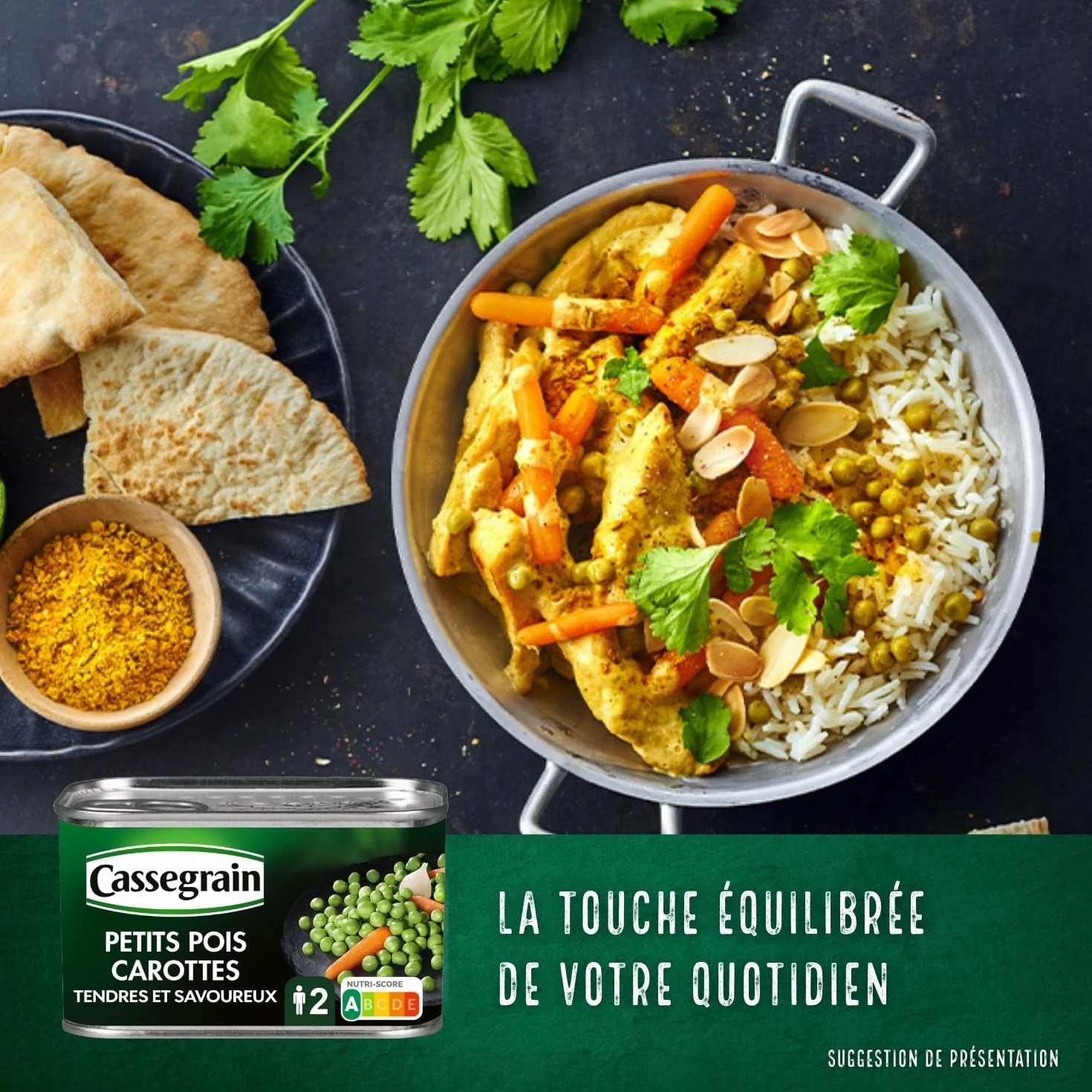 Guisantes con zanahorias lata 265 g neto escurrido