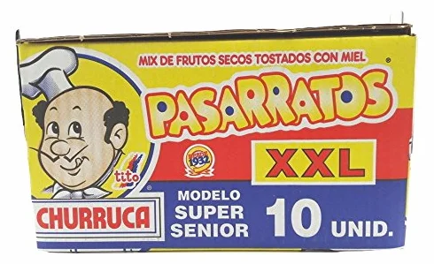 Churruca - Pasarratos XXL - mix de frutos secos tostados con miel - 10 Unid