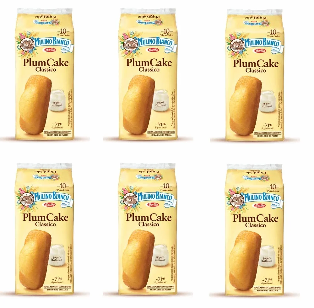 6x Mulino Bianco PlumCake with Yogurt (10x)