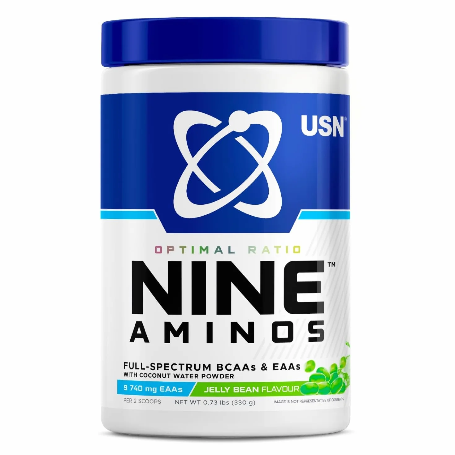 USN Nine Aminos (330g) Caramelos verdes - Aminoácidos - Mezcla de aminoácidos
