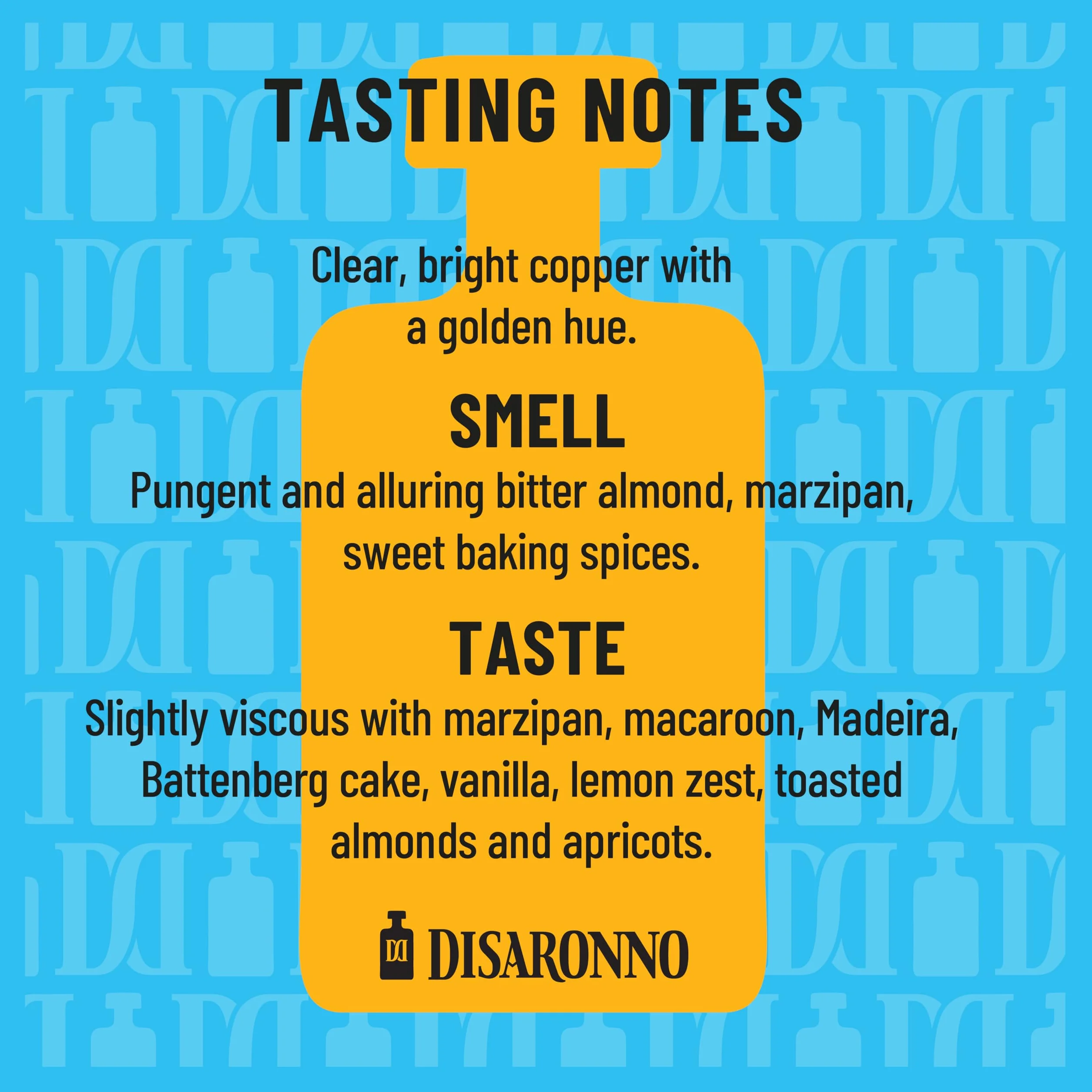 Disaronno Licor italiano Amaretto - licor elaborado a base de almendrina - 1 botella de 1L
