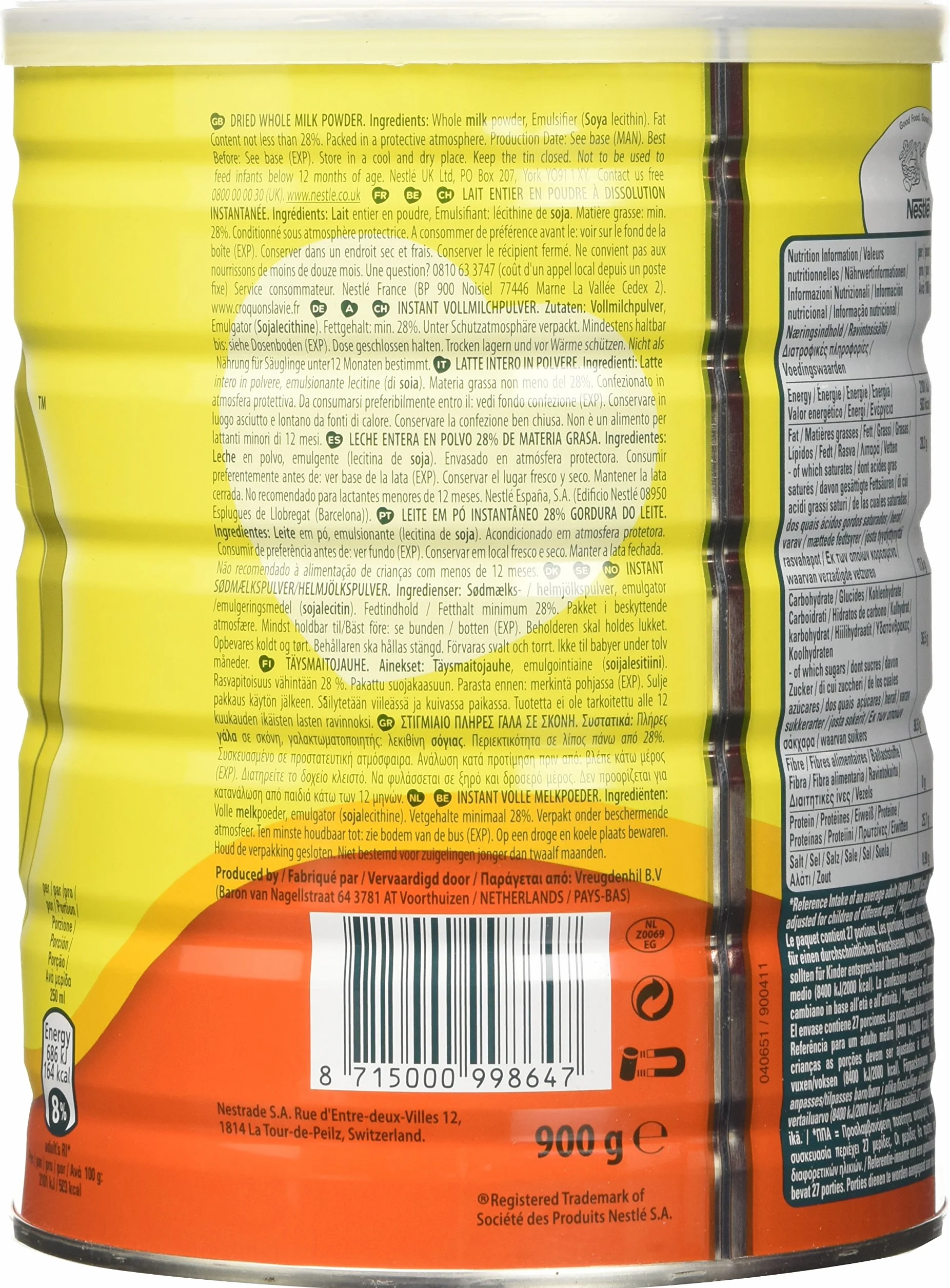 Nido Milk Powder 900 g