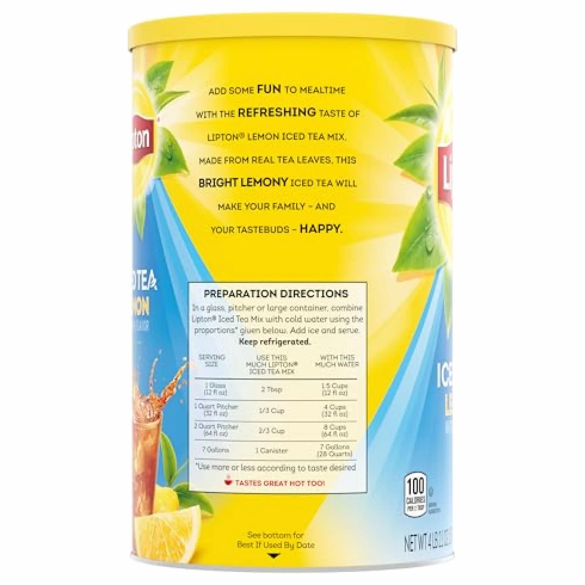 Lipton Té helado - Limón natural - 28 litros