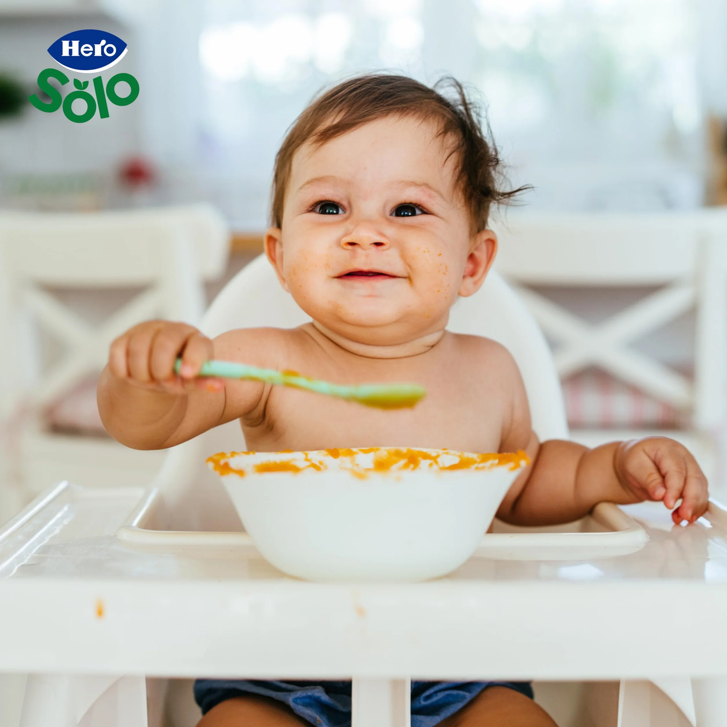 Hero Baby Tarritos de Trocitos de Espaguetis con Carne y Verduras, Alimento Infantil 12 x 235 g