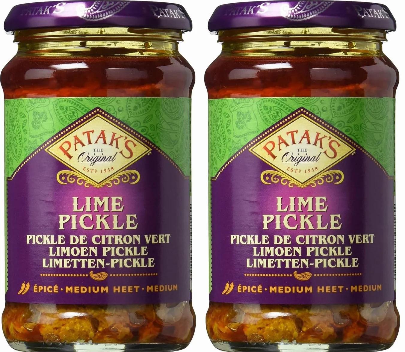 Patak's Lime Pickle 283G Pasillo 2 Pack