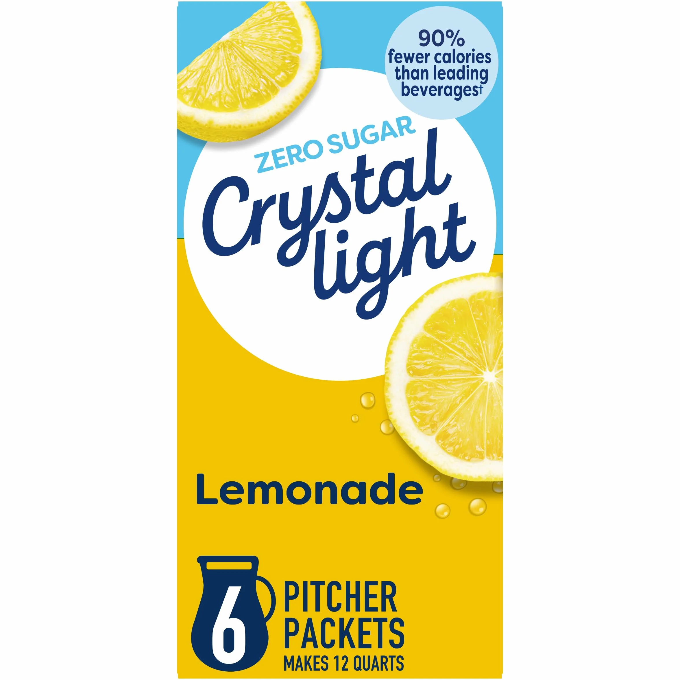 Crystal Light Lemonade Drink Mix 3.2 oz Makes 12 qt