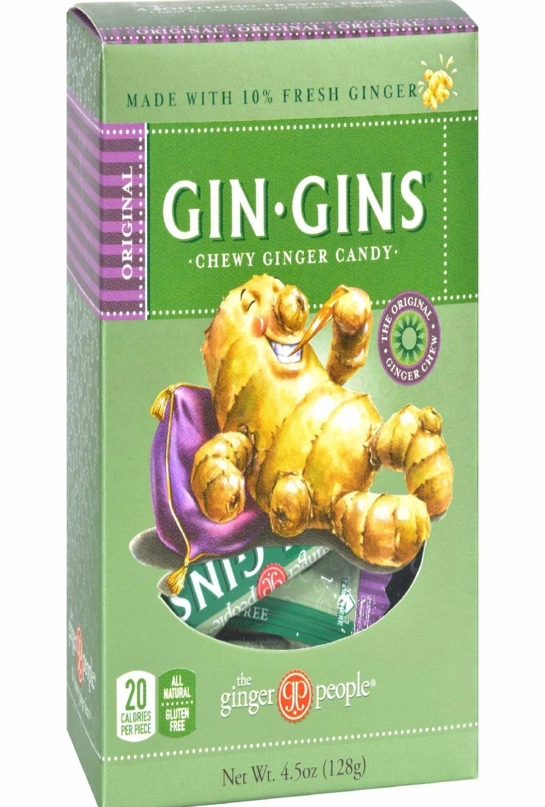 Ginger People El jengibre mastica sabor original 4,5 oz